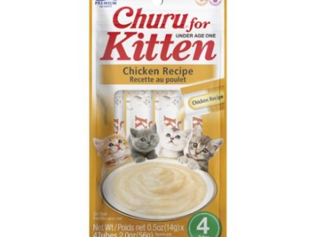 Inaba Churu For Kitten Chicken Recipe Cat Treat on Sale