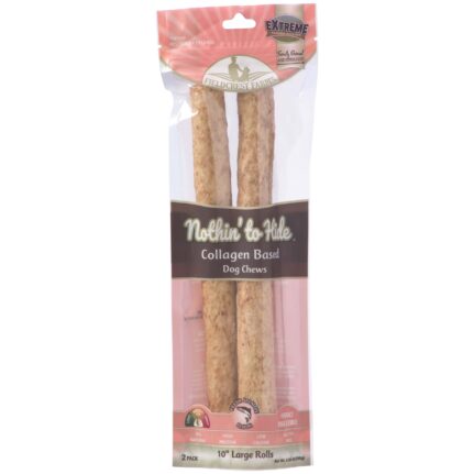 Nothin’ To Hide Large Roll Salmon 2pk Dog Treats Sale