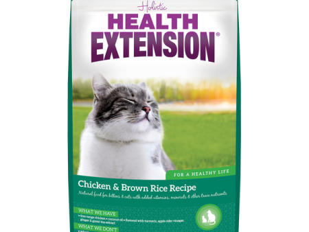 Health Extension Chicken & Brown Rice Recipe Dry Cat Food For Discount