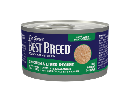 Dr. Gary s Best Breed Chicken & Liver Recipe Cat Food Fashion