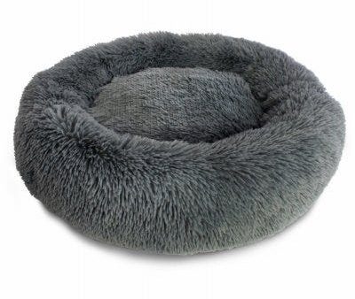 American Kennel Club Round Shaggy Pet Bed Online Hot Sale