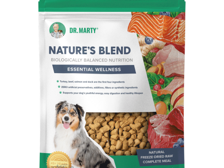 Dr. Marty Nature’s Blend Essential Wellness Premium Freeze-Dried Raw Dog Food Hot on Sale