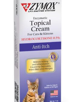 ZYMOX Enzymatic Topical Cream with 0.5% Hydrocortisone for Cats & Kittens (1-oz) Sale