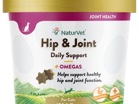 NaturVet Hip & Joint Plus Omegas Cat Soft Chews Discount