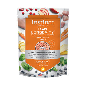 Nature s Variety Instinct Raw Longevity Adult Frozen Chicken Bites Dog Food Discount