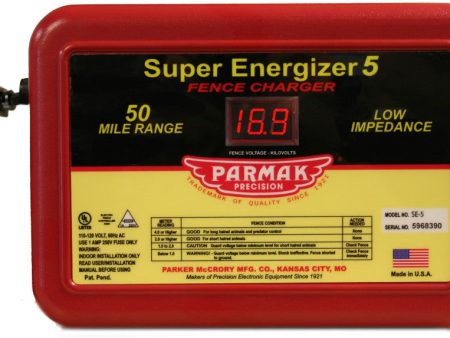 Parmak Super Energizer 5 Model SE-5 110-120 volt – AC Operated – 50 miles For Sale