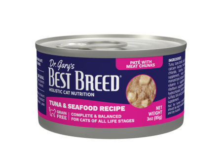 Dr. Gary s Best Breed Tuna & Seafood Recipe Cat Food Hot on Sale