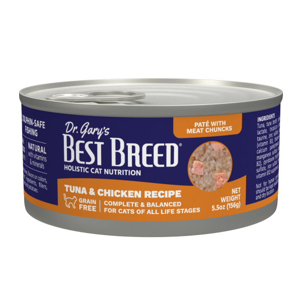 Dr. Gary s Best Breed Tuna & Chicken Recipe Cat Food For Sale