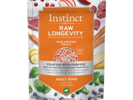 Nature s Variety Instinct Raw Longevity Adult Frozen Lamb Bites Dog Food For Discount