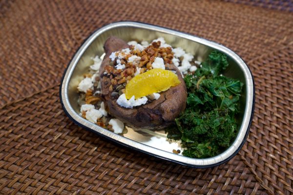 Roasted and Stuffed Sweet Potato Fashion