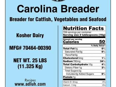 Carolina Breader - 25 pound bag Cheap