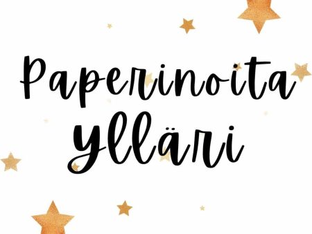 Paperinoita Ylläri For Sale