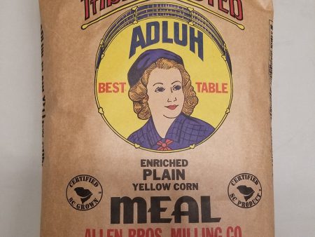 Adluh Plain Yellow Corn Meal - 25 pound bag Online Hot Sale