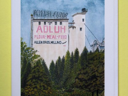 Adluh Watercolor Illustration Notecard Sale