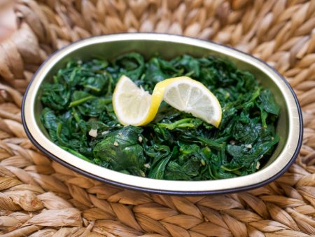 Sautéed Spinach with Shallots Supply