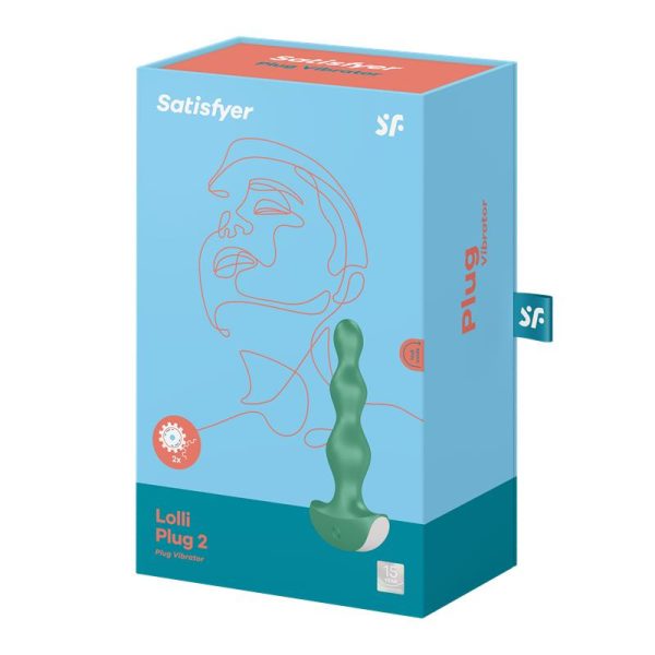 Satisfyer - Lolli Plug 2 Plug Anale con Vibrazione Verde Cheap