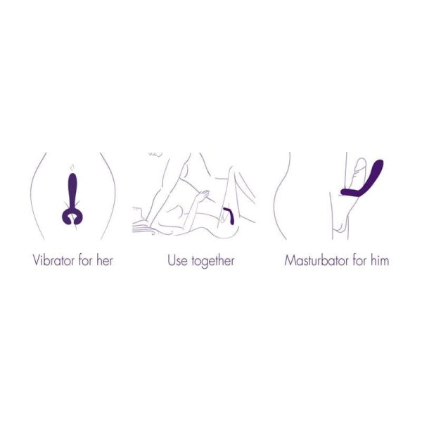 Rianne S - Vibratore Icons Duo Viola Cheap