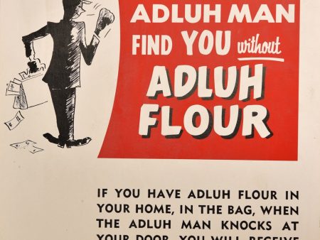 Vintage Adluh Man Poster For Discount