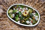 Roasted Brussel Sprouts with Bleu Cheese and Hazelnuts For Discount