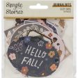 Simple Stories Bits & Pieces Die-Cuts - Cozy Days For Cheap