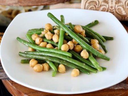 Sautéed Haricot Vert with Chickpeas and Shallot Butter Sale