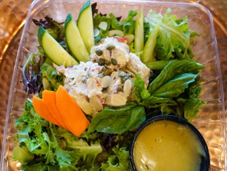 Tuscan Chicken Salad over Leafy Greens Discount