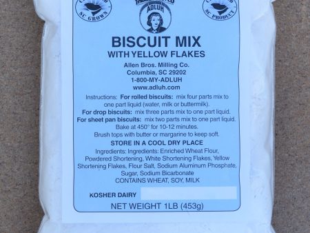 Adluh Yellow Flake Biscuit Mix - 1 pound bag Hot on Sale