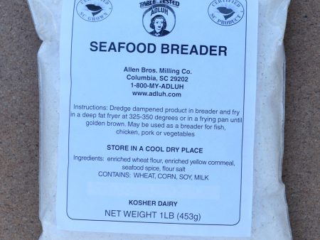 Adluh Seafood Breader Mix - 1 pound bag Supply