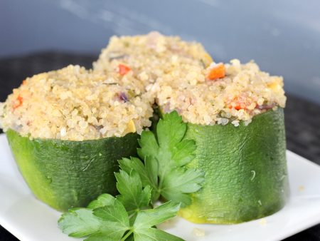 Quinoa Stuffed Zucchini on Sale