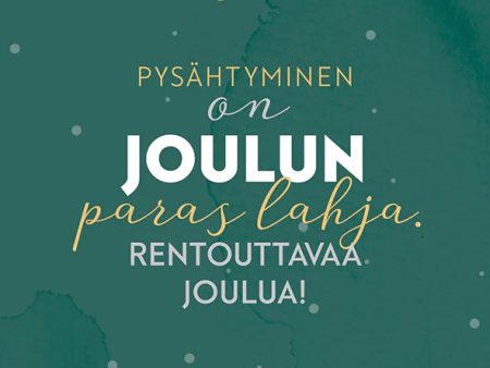 Joulukortti Hidasta Elämää - Joulun Paras Lahja Online