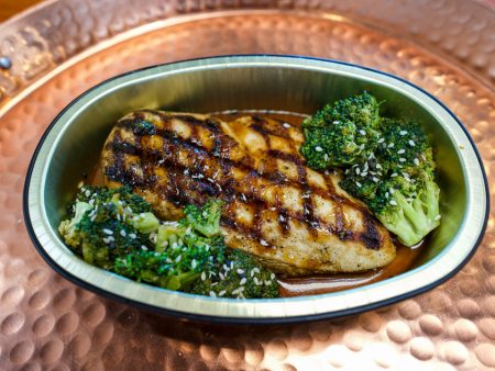 Sesame Glazed Chicken Breast, Broccoli Stir Fry Fashion