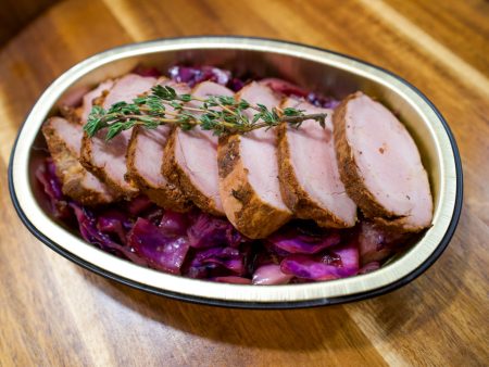 Smoked Pork Tenderloin with German Red Cabbage Online