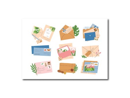 Only Happy Things - Postikortti - Stationery Envelopes Supply