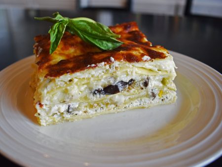 Roasted Vegetable Lasagna with Goat Cheese Supply