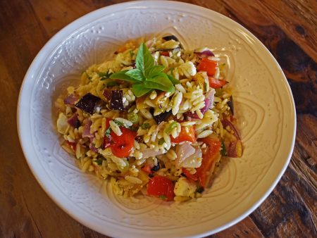 Orzo with Roasted Veggies on Sale