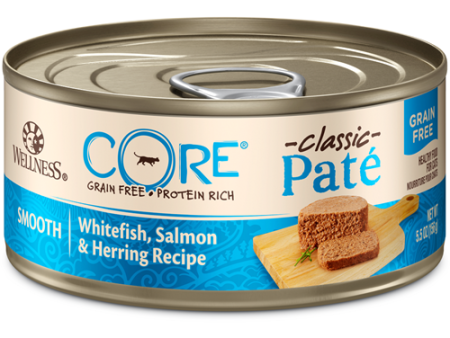 Wellness CORE Salmon, White Fish & Herring Canned Cat Food Supply