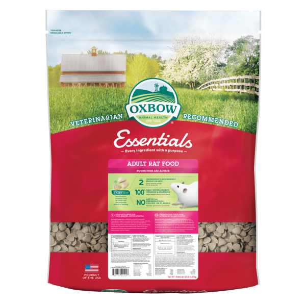 Oxbow Animal Health Essentials Adult Rat Food Hot on Sale