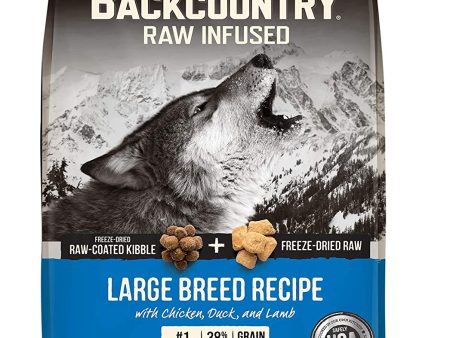 Merrick Grain Free Backcountry Raw Infused Large Breed Recipe Dog Food Sale