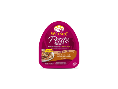 Wellness Petite Entrees Beef and Carrot Mini Fillets Dog Formula Fashion