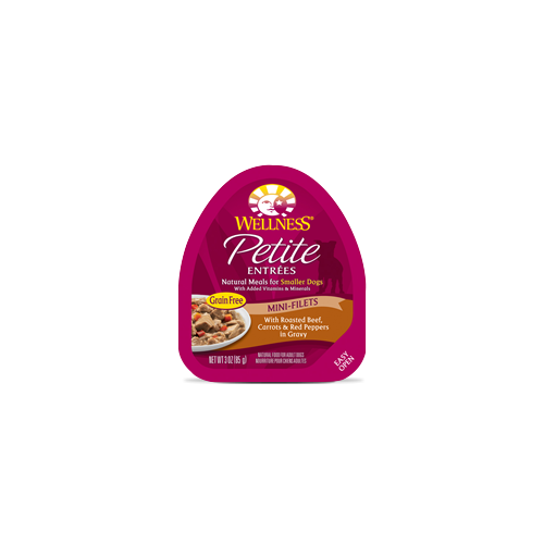 Wellness Petite Entrees Beef and Carrot Mini Fillets Dog Formula Fashion