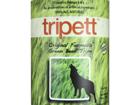 Tripett Orginial Formula Green Beef Tripe Canned Dog Food on Sale