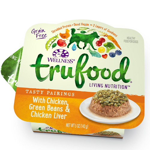 Wellness TRUFOOD Tasty Pairings Chicken, Grean Beans & Chicken Liver Adult Dog Formula For Discount