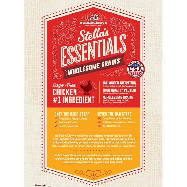 Stella & Chewy s Essentials Cage-Free Chicken & Ancient Grains Recipe Dog Kibble Cheap