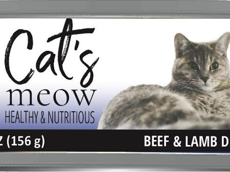 Dave s Cat’s Meow Beef with Lamb Dinner Canned Cat Food Online now