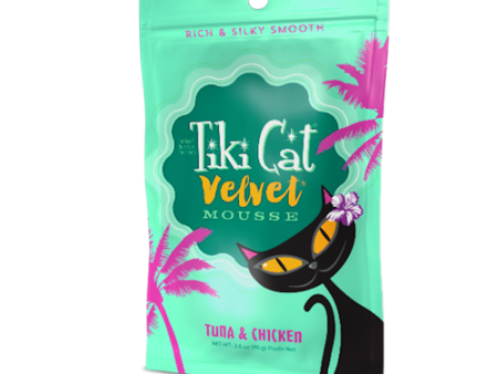 Tiki Cat Velvet Mousse Tuna & Chicken Pouch Cat Food Discount