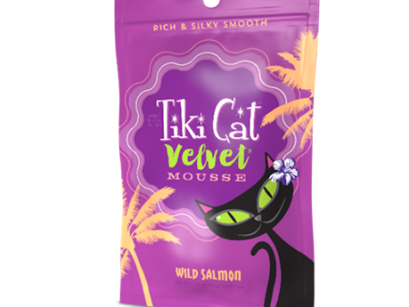 Tiki Cat Velvet Mousse Wild Salmon Pouch Cat Food Online Hot Sale