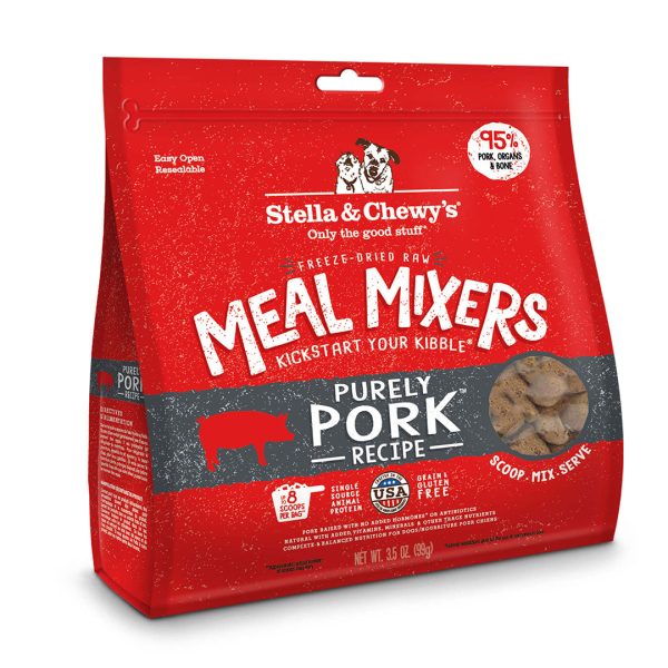 Stella & Chewy s Freeze-Dried Purely Pork Meal Mixer for Dogs on Sale