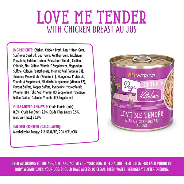 Weruva Dogs In The Kitchen Love Me Tender on Sale