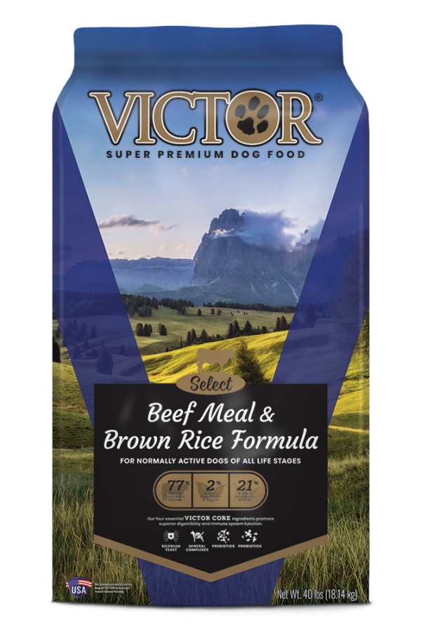 Victor Select Beef Meal and Brown Rice Dog Food For Discount