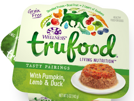 Wellness TRUFOOD Tasty Pairings Pumpkin, Lamb & Duck Adult Dog Formula Online now